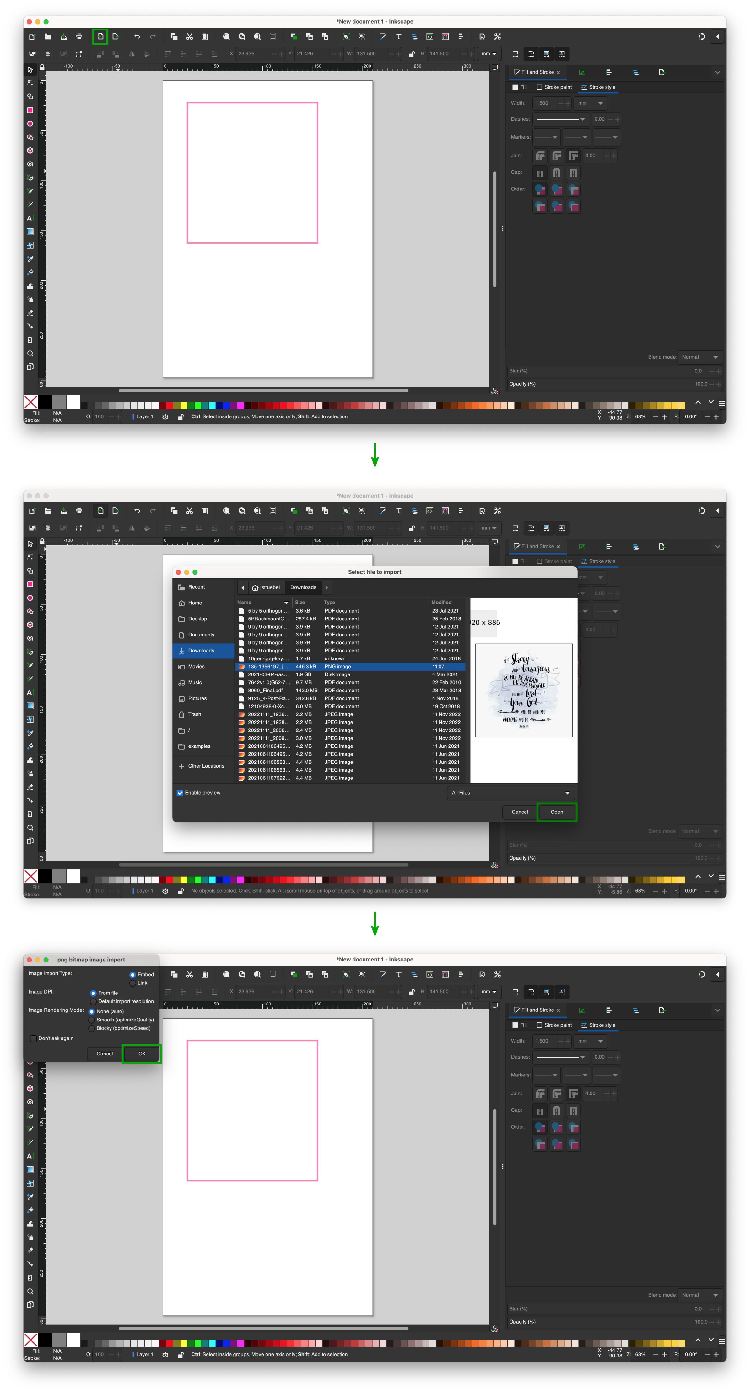 Importing an Image File