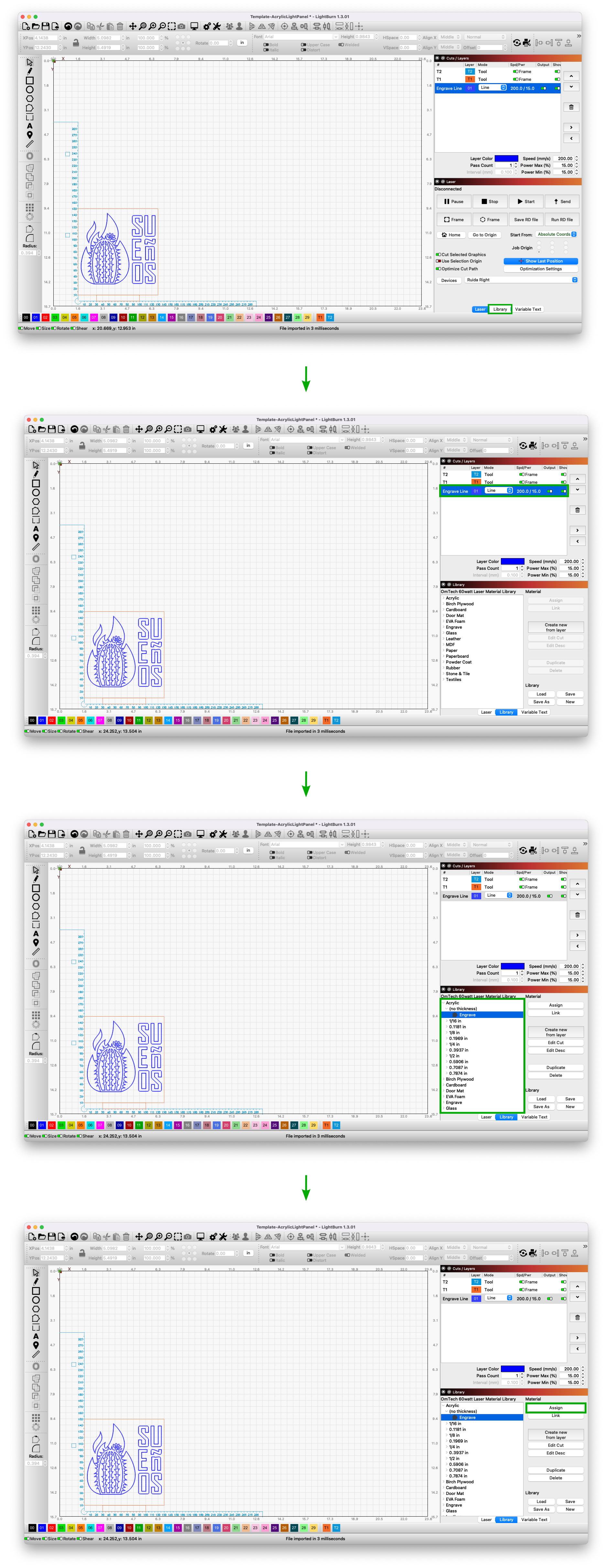 Assigning the Materials