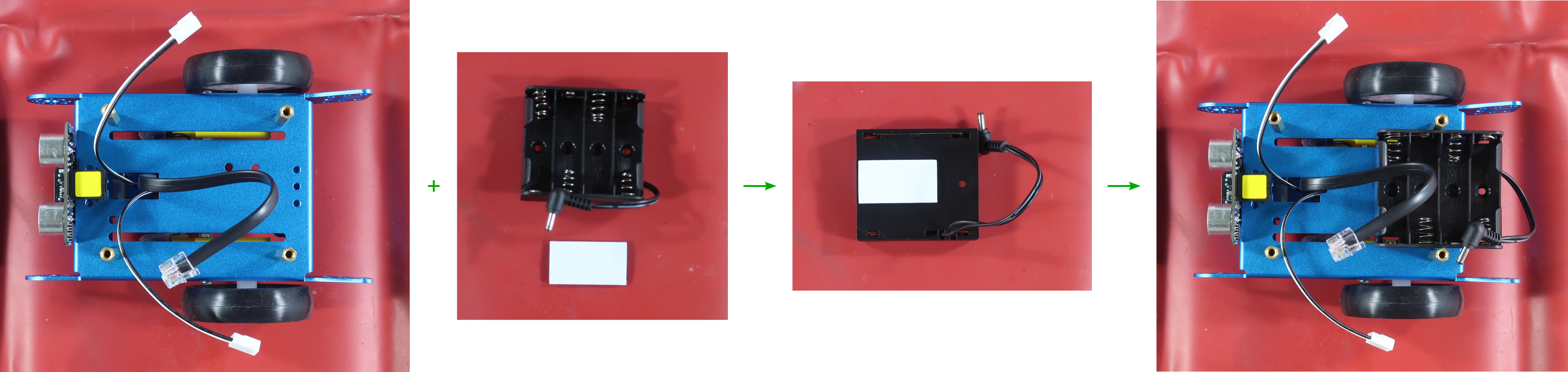 Install battery holder