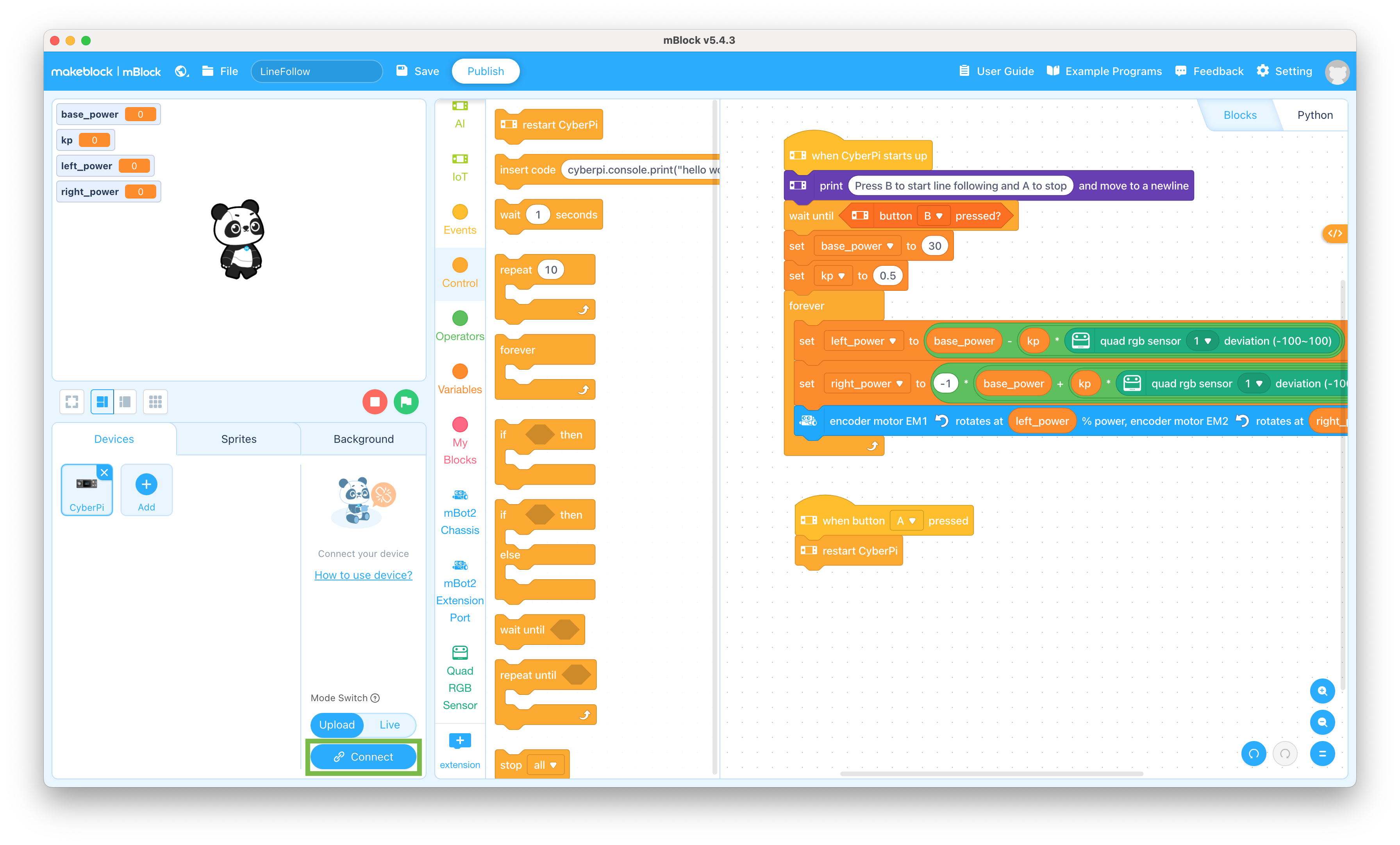 Connect to CyberPi