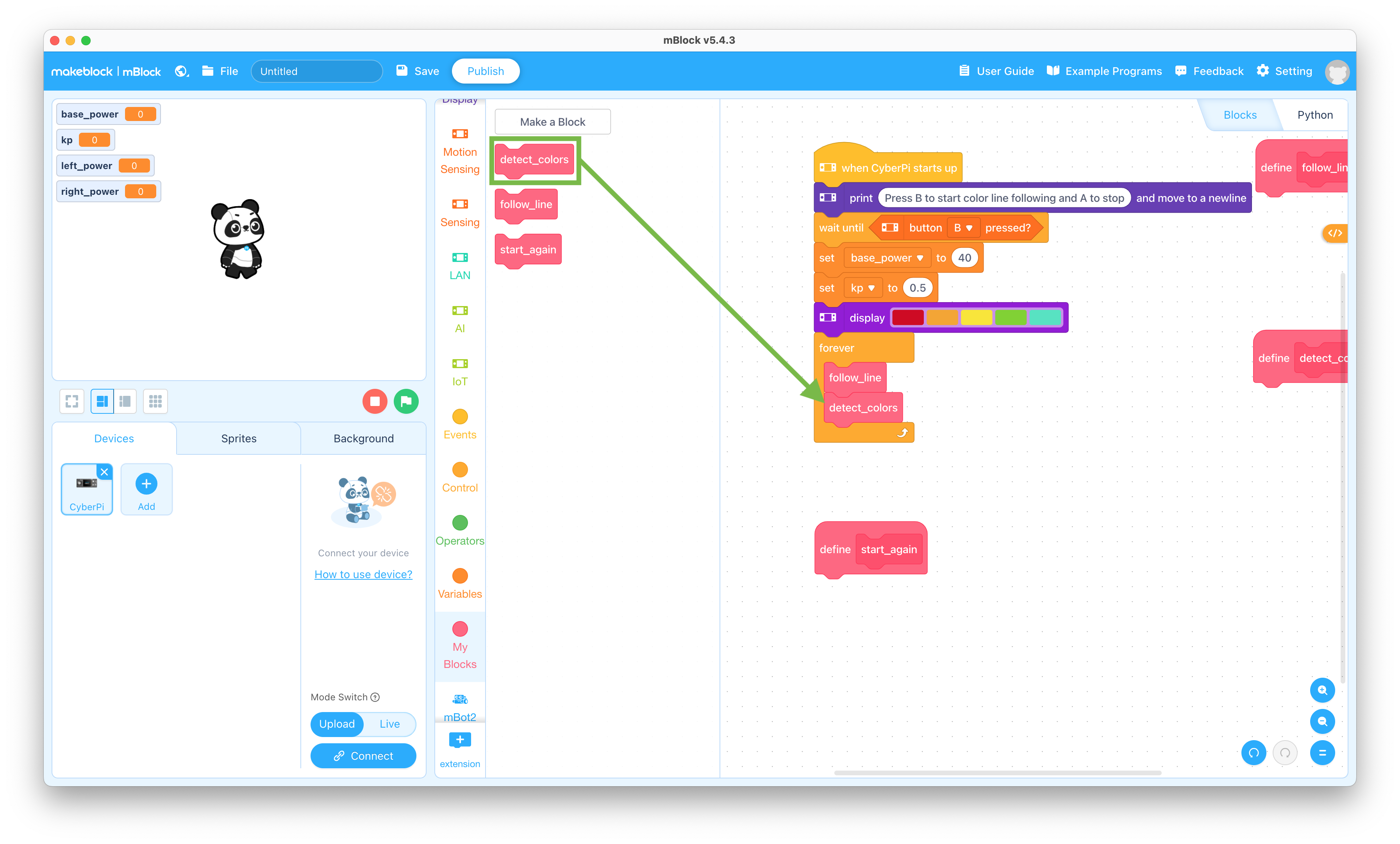 detect_colors block