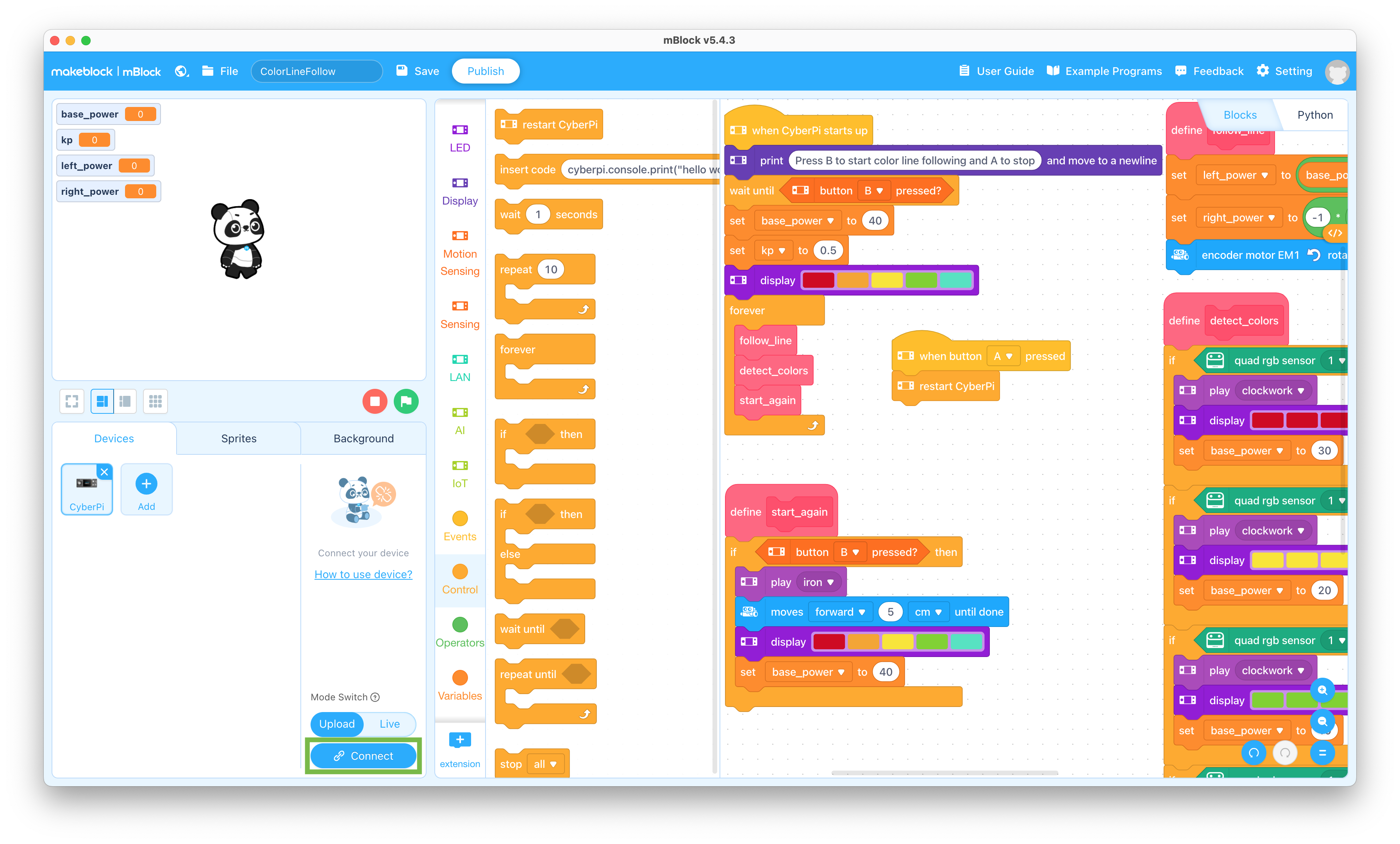 Connect to CyberPi