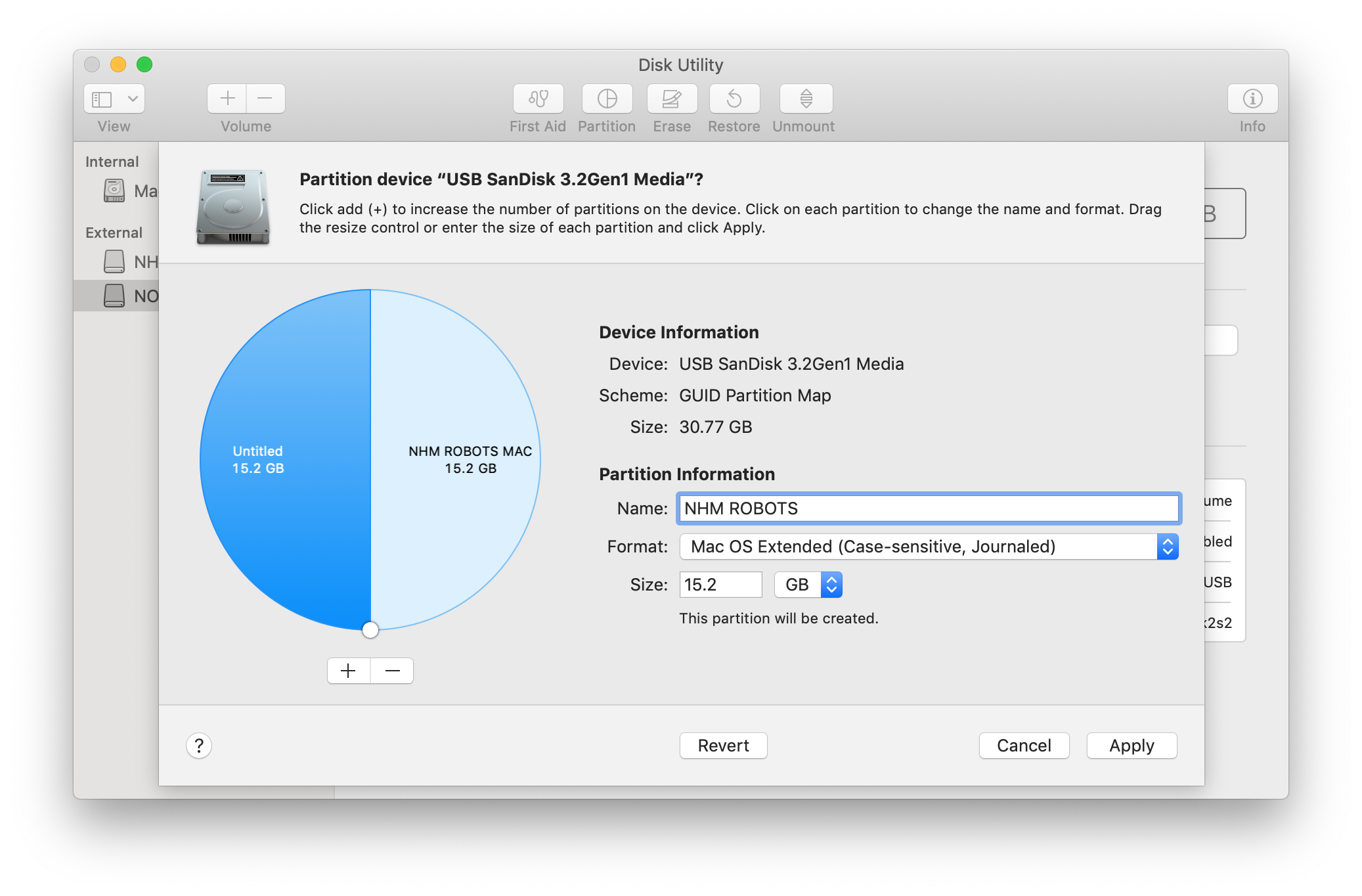 Windows partition name