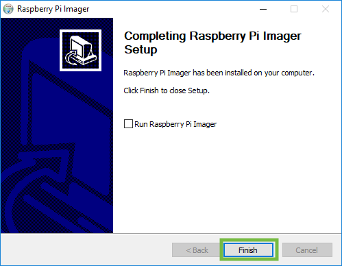 Raspberry Pi Imager Install Complete