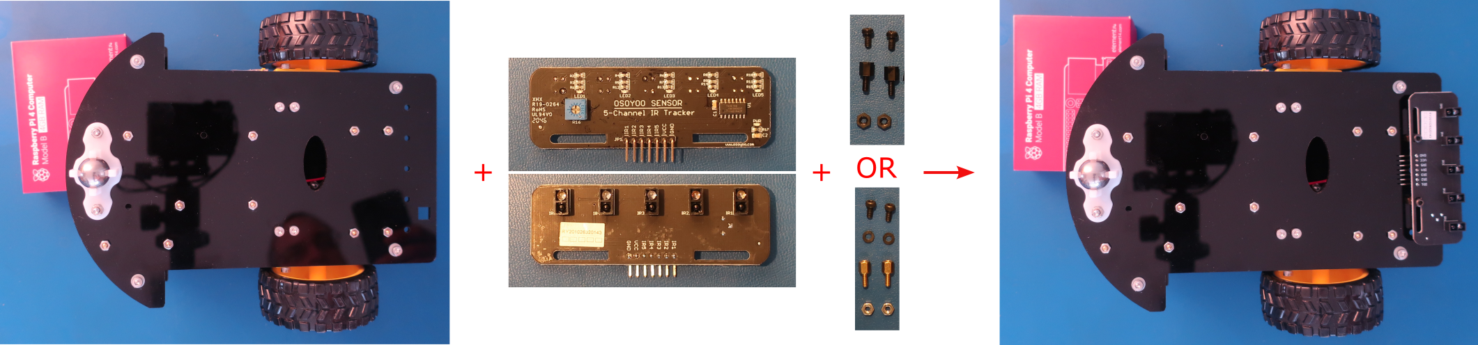 Install tracking sensor