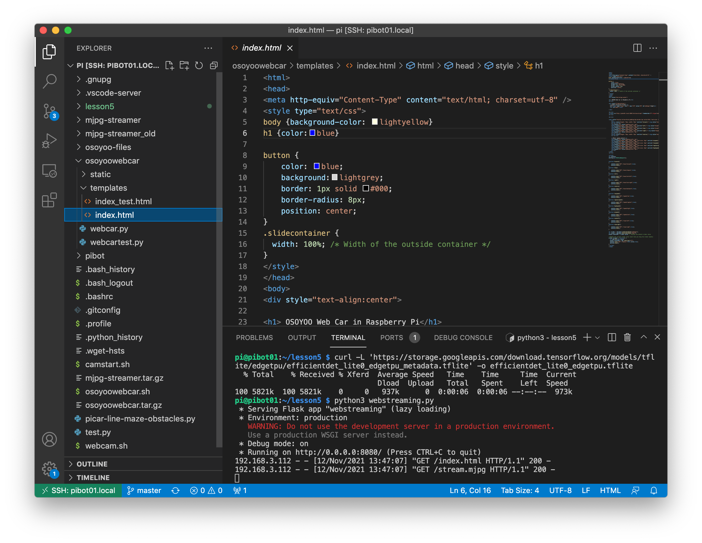 VSCode index.html