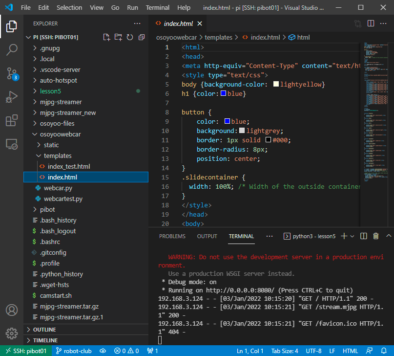 VSCode index.html